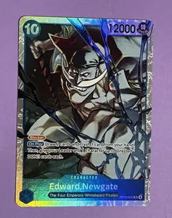 One Piece Edward Newgate Alt Art OP13-042 SR Carrying on His Will Both Cards - Image 3