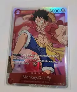 Monkey.D.Luffy One Piece Card TCG Romance Dawn OP01-024 SR English NM - Image 1