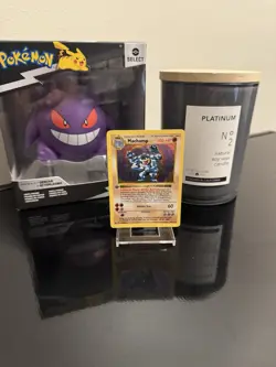 1st Edition Machamp 8/102 Base Set Holo Rare Vintage 1999 Pokemon Card MP - Image 1