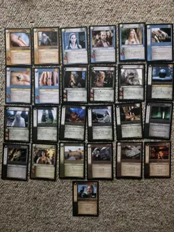 Lord Of The Rings TCG Seies 3 Realms Of The Elf Lords RARES 25 Card Bundle - Image 1