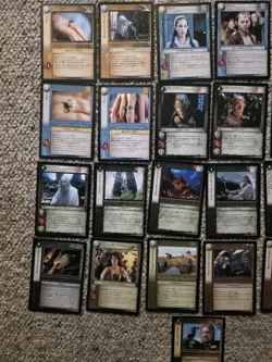 Lord Of The Rings TCG Seies 3 Realms Of The Elf Lords RARES 25 Card Bundle - Image 2