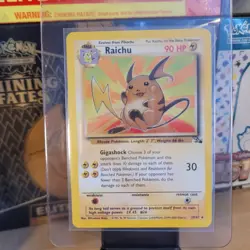 Pokemon Card - Raichu - Non Holo - 29/62 - Fossil - Rare Card - Near Mint - Image 1