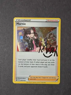 Pokemon Marnie - SWSH120 Sword & Shield Promo Ultra Rare Holo Card NM - Image 1