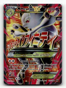 Pokemon Card XY BreakThrough : Mega M MEWTWO EX 160/162 Ultra Rare Full Art NM/M - Image 1