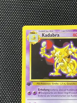 Kadabra - 32/102 - 1st Edition - Base Set - German - Pokemon Card - NM - Image 2