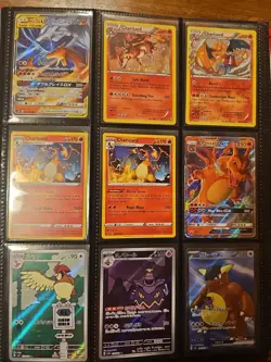 HUGE 360 CARD POKEMON BINDER COLLECTION CHARIZARD, FULL ARTS, HOLOS, BLACK STAR. - Image 1