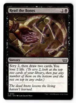 Read the Bones 154 Commander: Duskmourn: House of Horror NM - Image 1