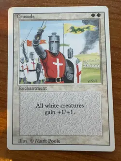 Magic MTG Crusade 3rd Edition Revised LP/LP+! - Image 1