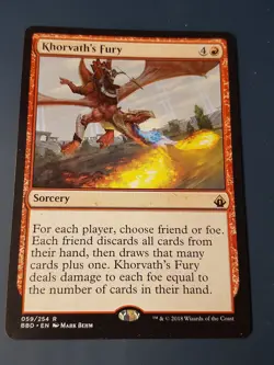 1x KHORVATH'S FURY - Battlebond - MTG - Magic the Gathering - Image 1