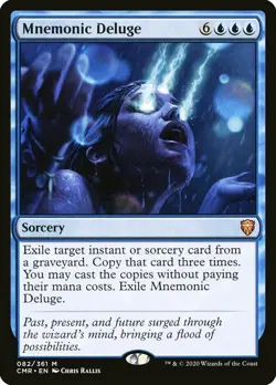 1x MNEMONIC DELUGE - Commander - MTG - Magic the Gathering - Image 1