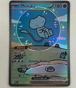 Pokemon TCG Bubble Mew EX Paldean Fates Holo Card 232/091 Sir NM/LP - Image 1