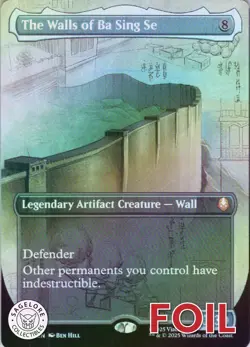 MTG The Walls of Ba Sing Se (329) | NM Foil | Avatar: Last Airbender {TLA} - Image 1