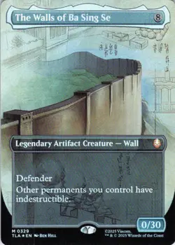 MTG The Walls of Ba Sing Se (329) | NM Foil | Avatar: Last Airbender {TLA} - Image 2