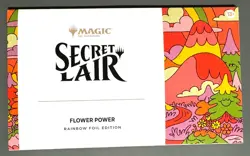 Flower Power Full Art Land Secret Lair Rainbow Foil Magic The Gathering - Image 1