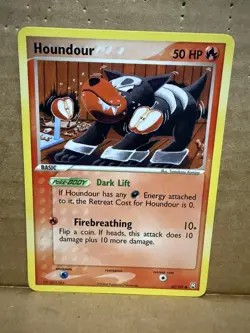 Pokemon TCG Card 2004 Team Rocket Returns - Houndour 60/109 - Image 1