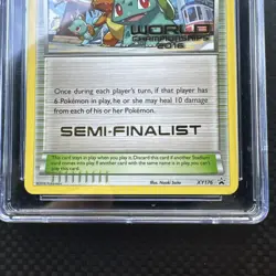 CGC 7.5 2016 Champions Festival Semi-Finalist XY176 World Championships Pokemon - Image 2