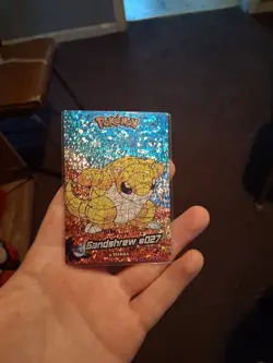Sandshrew #27 - Cracked Ice Holo - Crystal Collection 2024 - Pokemon Card - Image 1