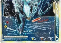 Heavily Played Lugia LEGEND bottom - 114/123 - Rare Holo Legend Pokemon HeartGol - Image 1