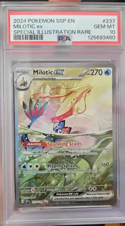 2024 POKEMON SSP EN-SURGING SPARKS #237/191 MILOTIC EX SIR PSA 10 - Image 1