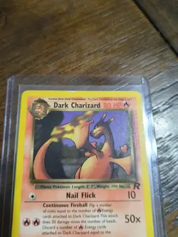 2000 Pokemon Rocket Non Holo Dark Charizard 21/82 Lightly Played - Image 2