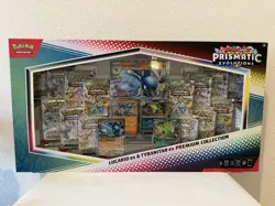 Pokemon TCG Prismatic Evolutions Lucario Ex Tyranitar Ex Premium Collection New - Image 1