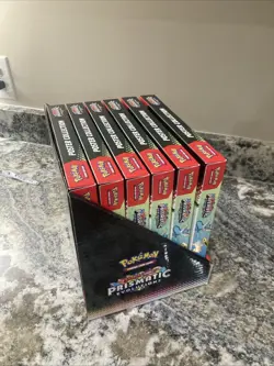 Pokemon TCG Prismatic Evolutions Poster Collection, 6 New Boxes with Display - Image 3