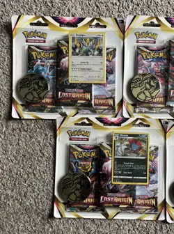 Pokemon Sword & Shield Lost Origin Triple Blister Packs X5 820650850608 - Image 2