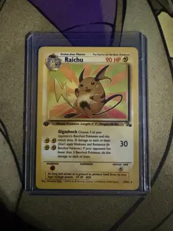 Raichu | 1st Edition | Fossil | 29/62 | NM-M | Pokemon | WotC - Image 1