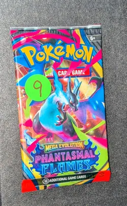 POKEMON Phantasmal Flames Booster Pack - 1 Pack -Random Artwork - FACTORY SEALED - Image 2