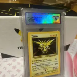 G1N Zapdos Holo 16102 PSA 8 Pokmon 1999 Pokemon Game Base Set Fast Ship - Image 3