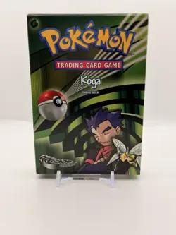 🐍 Pokemon TCG Koga Theme Deck - Gym Challenge (WOTC 2000) - Complete, Mint - Image 1