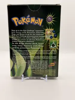 🐍 Pokemon TCG Koga Theme Deck - Gym Challenge (WOTC 2000) - Complete, Mint - Image 2
