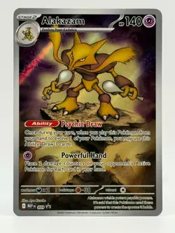 2025 Near Mint Pokemon Alakazam 009 ME Mega Evolution Promo NM - Image 1