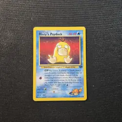 Pokemon TCG Gym Challenge Misty's Psyduck Common Card 90/132 - Image 1
