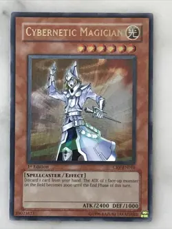 Yu-Gi-Oh! “Cybernetic Magician” Ultimate Rare 1st Ed CRV-EN016 NM-M - Image 1