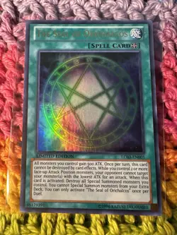 The Seal of Orichalcos LC03-EN001 Ultra Rare Limited Edition NM - Image 1