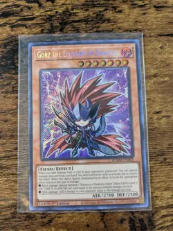 YU-GI-OH GORZ THE EMISSARY OF DARKNESS CHIBI BLMM-EN005 NM SECRET RARE - Image 1