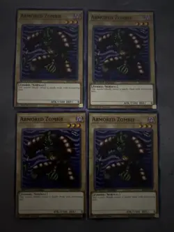 Yu-Gi-Oh! Speed Duel Armored Zombie Trading Card Set of 3 - Image 1