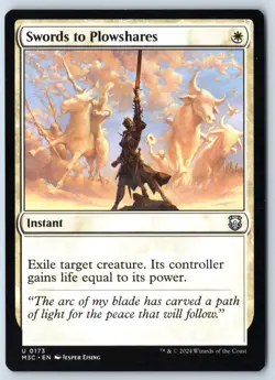 Swords to Plowshares - Commander Modern Horizons 3 - MTG - Magic - Near Mint - Image 1