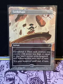 WOTC Avatar: The Last Airbender: Eternal-Legal Earthshape (Borderless) (R) NM - Image 1
