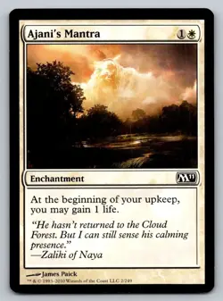 MTG Ajani's Mantra (M11) Regular - Image 1