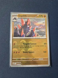 Pokemon TCG White Flare Gigalith 048/086 Pokeball Reverse Holo Card - English - Image 1