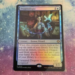 Dragonologist (FOIL) x1 - MTG Tarkir: Dragonstorm TDM #42 - Image 1