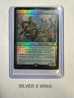 Bristly Bill, Spine Sower Foil x1, MTG, Outlaws of Thunder Junction, OTJ, NM - Image 1