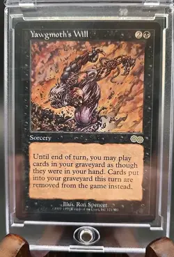 Yawgmoth's Will Urza's Saga MTG Regular Lightly Played - Image 3