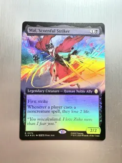 Mai, Scornful Striker - 374 - MTG Avatar: The Last Airbender -Extended Art -FOIL - Image 1