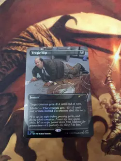 Tragic Slip (Kevin) - Dwight’s Destiny - The Office Secret Lair - Foil Magic MTG - Image 1