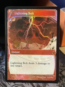 Lightning Bolt FOIL Future Sight NM/M MTG Secret Lair Drop Festival in a Box - Image 1