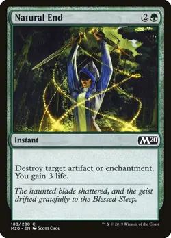 x1 NATURAL END - 2019 CORE 2020 Magic the Gathering Card MTG - Image 1