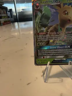 Leafeon GX SM146 Sun and Moon Black Star Promo Pokemon Card Near Mint - Image 4